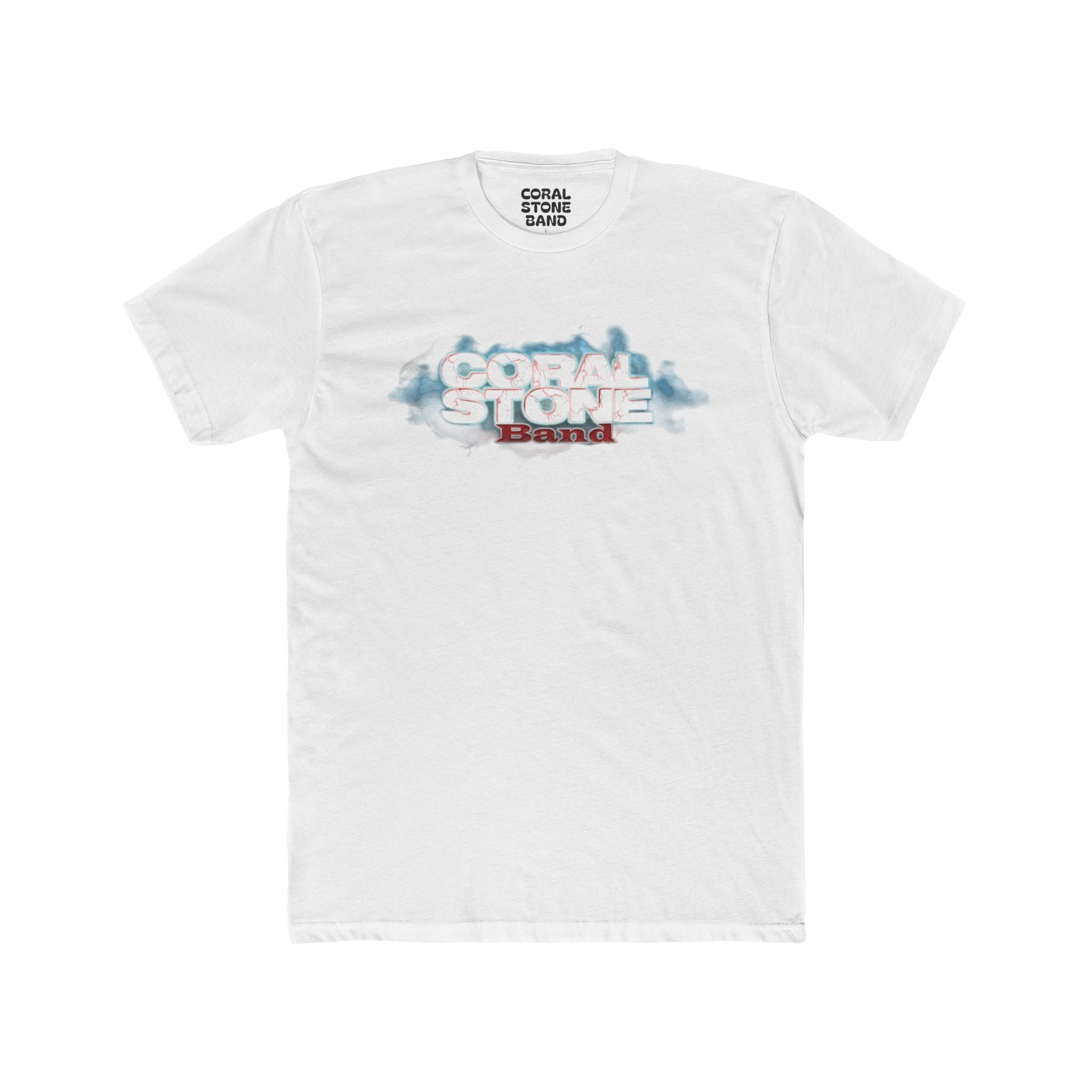 Coral Stone Band Unisex Cotton Crew Tee - Rock On! Music Shirt, Concert T-Shirt, Gift for Music Lovers, Casual Wear, Band Merchandise