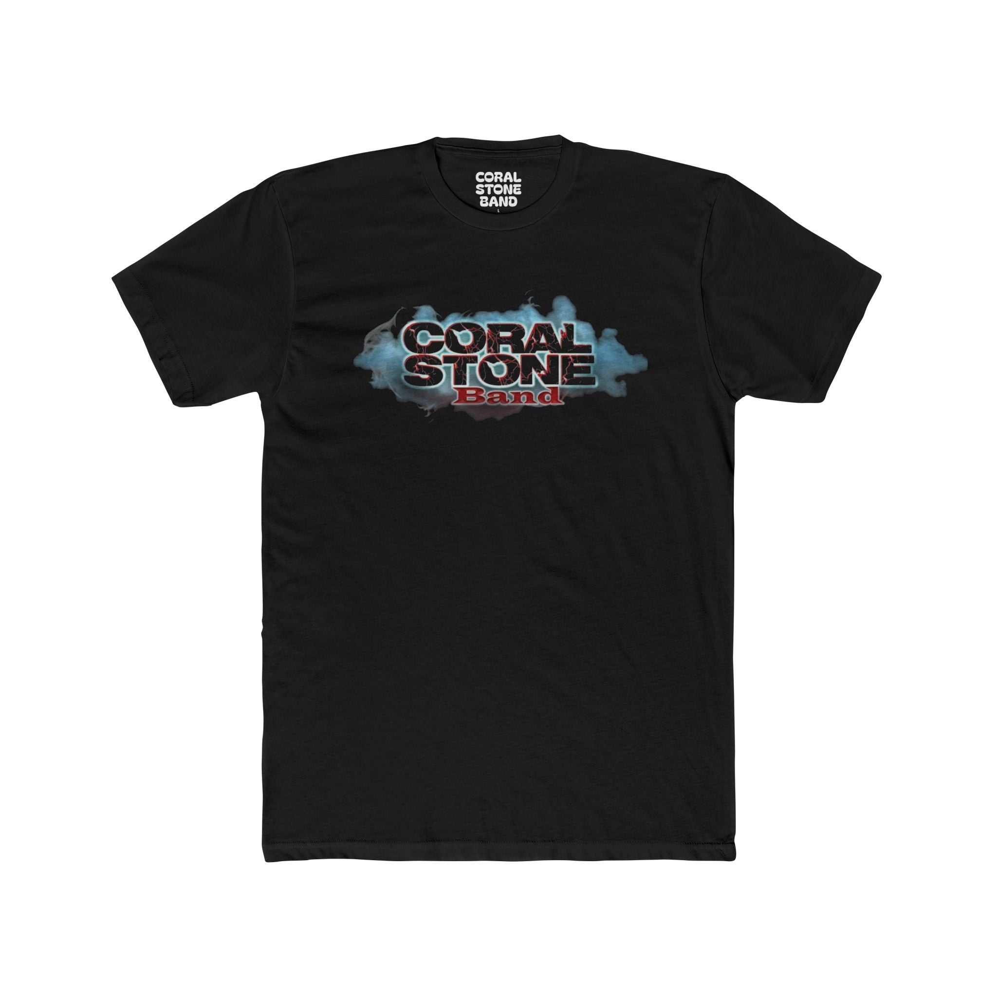 Coral Stone Band Unisex Cotton Crew Tee - Rock On! Music Shirt, Concert T-Shirt, Gift for Music Lovers, Casual Wear, Band Merchandise